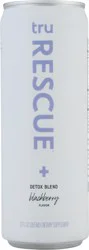 Tru Rescue + Detox Blend Blackberry Flavor Drink - 12 fl oz