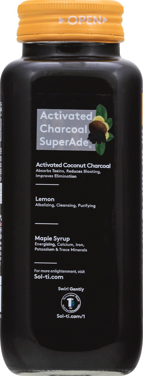 slide 7 of 9, Sol Ti SuperAde Activated Charcoal Superfood Hydration 14.9 oz, 14.9 oz