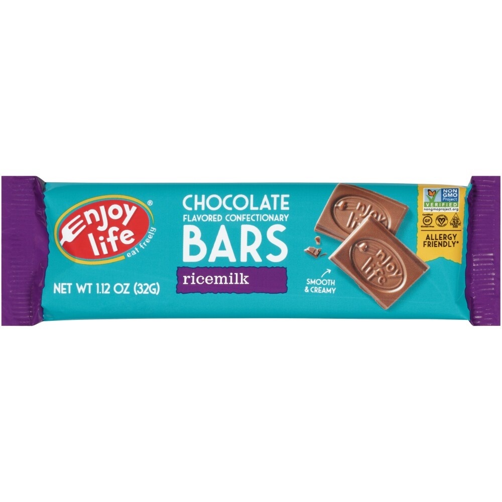 slide 1 of 1, Enjoy Life Rice Milk Chocolate Bar, 1.4 oz