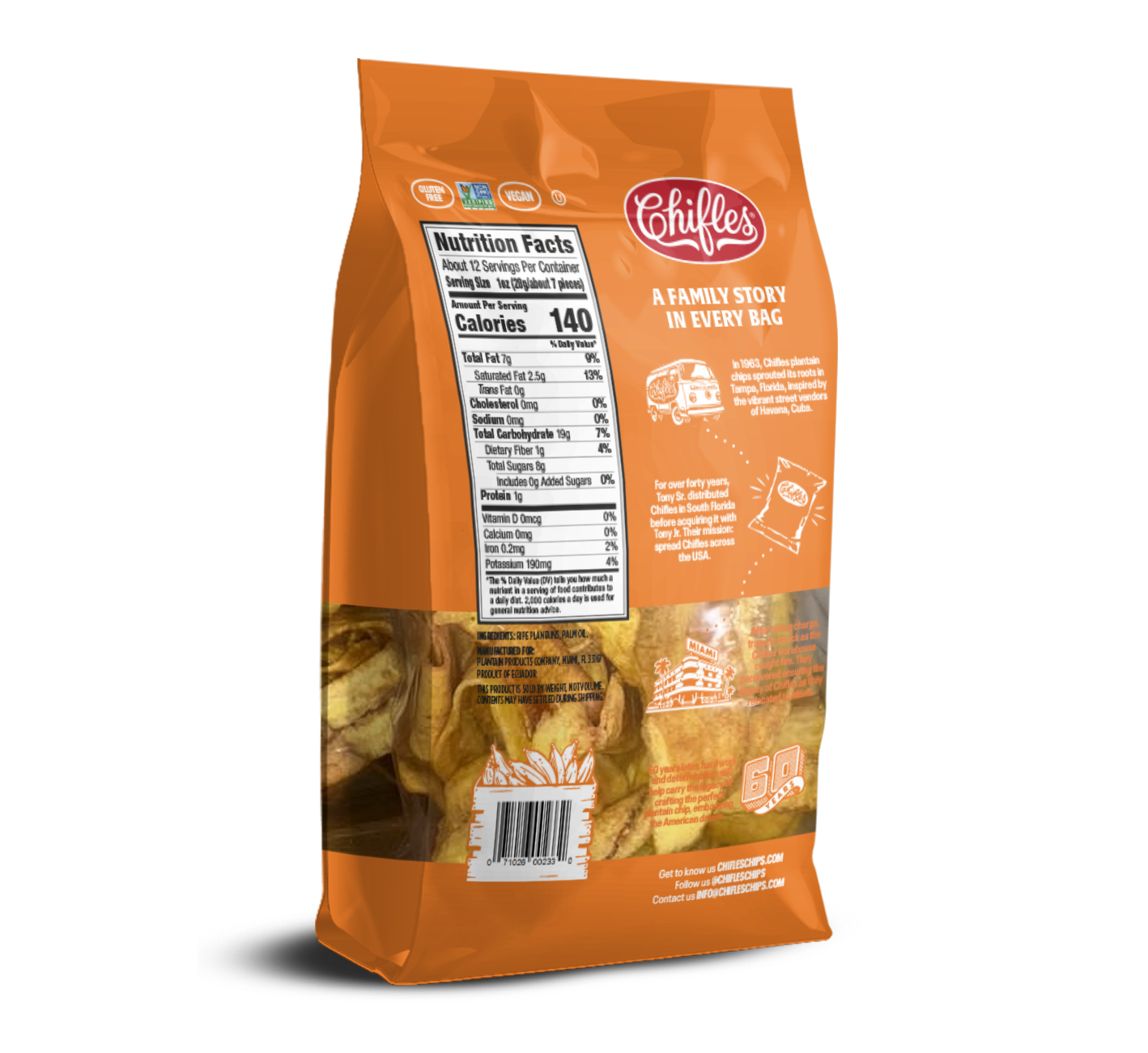 slide 2 of 2, DSD SNACKS Sweet Plantain Strips, 12 oz