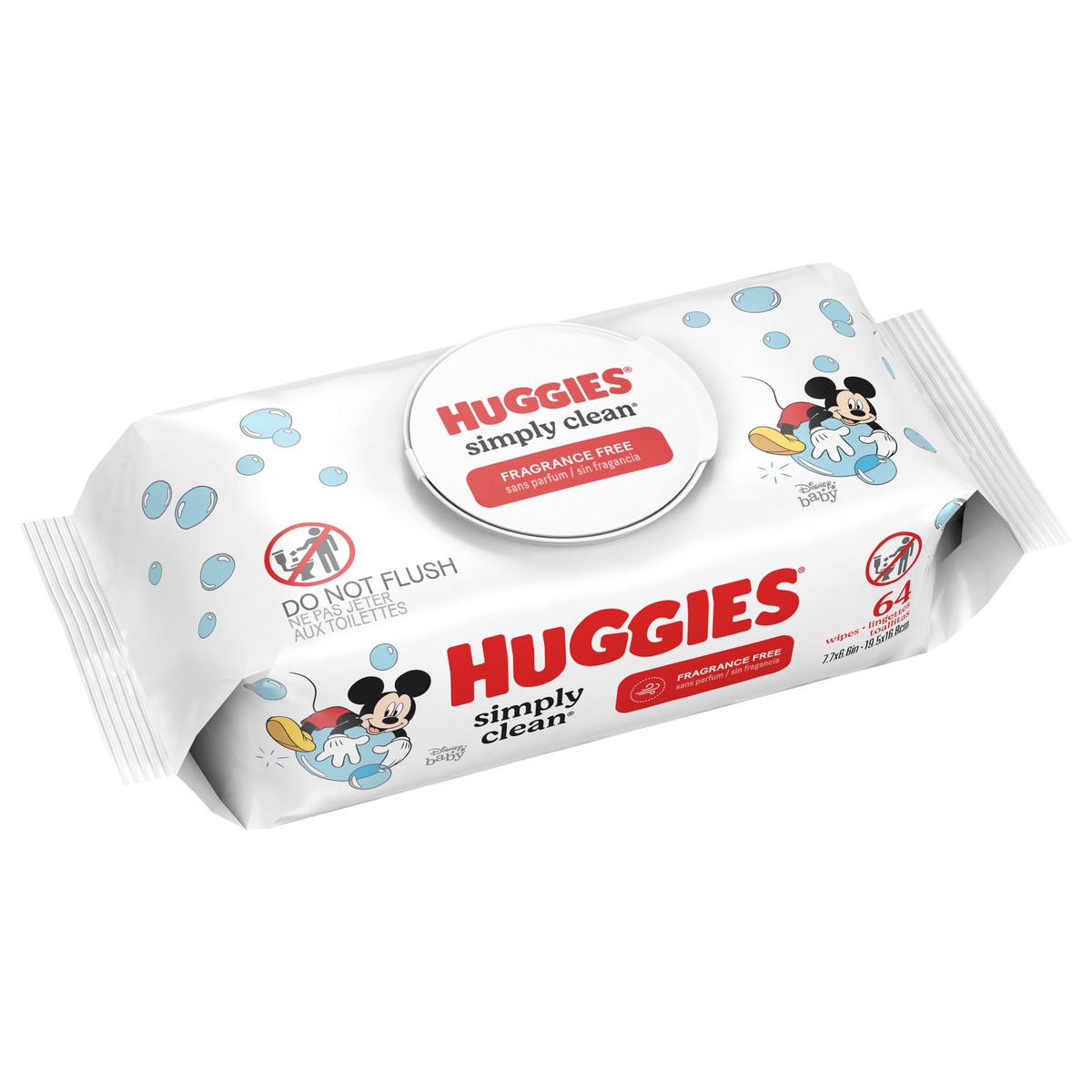 slide 2 of 10, Huggies Simply Clean Unscented Baby Wipes, 64 ct