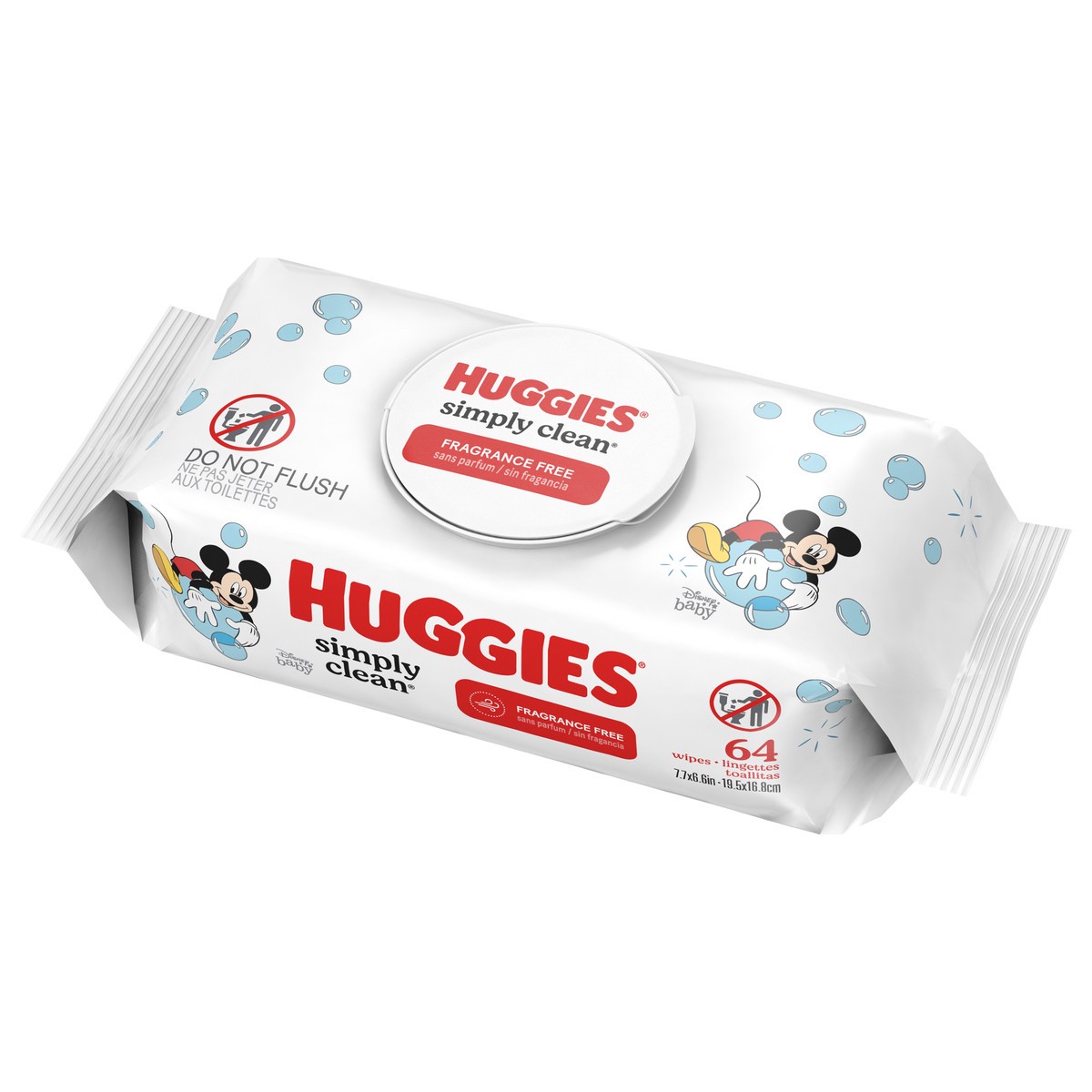 slide 3 of 10, Huggies Simply Clean Unscented Baby Wipes, 64 ct