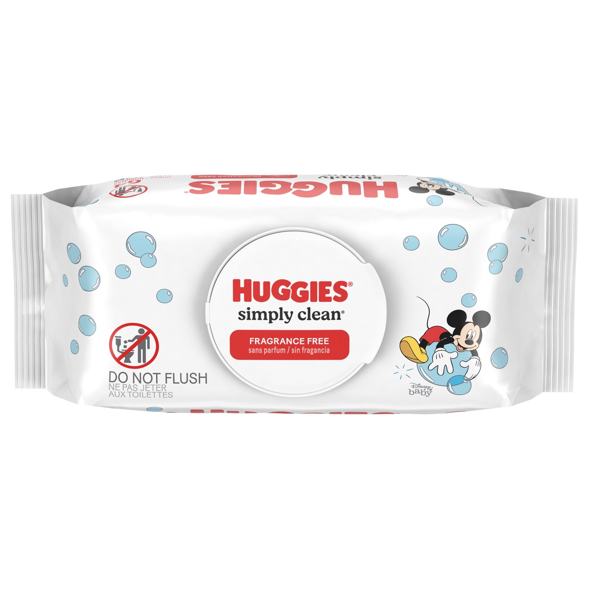slide 1 of 10, Huggies Simply Clean Unscented Baby Wipes, 64 ct