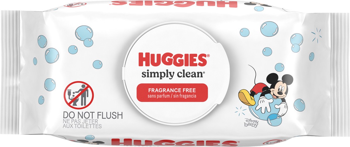 slide 5 of 10, Huggies Simply Clean Unscented Baby Wipes, 64 ct