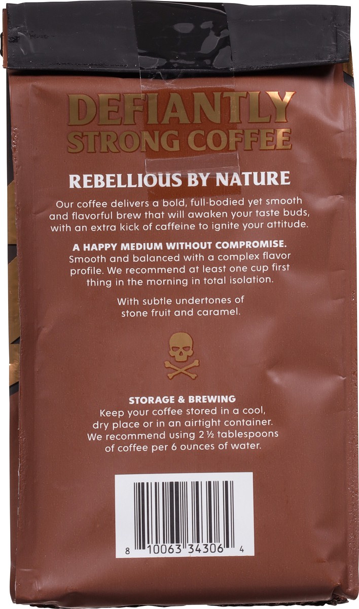 slide 3 of 12, Death Wish Coffee Co. Death Wish Coffee, Organic and Fair Trade, Medium Roast, Ground Coffee, 10 oz, 10 oz