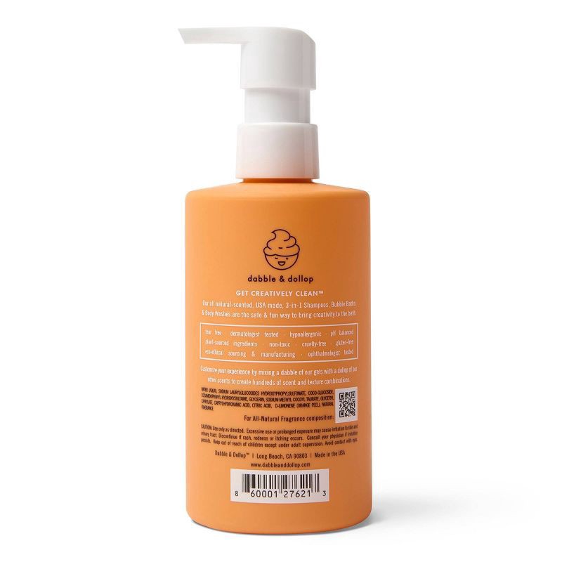slide 3 of 5, Dabble & Dollop Shower Gel Tangerine, 10 oz