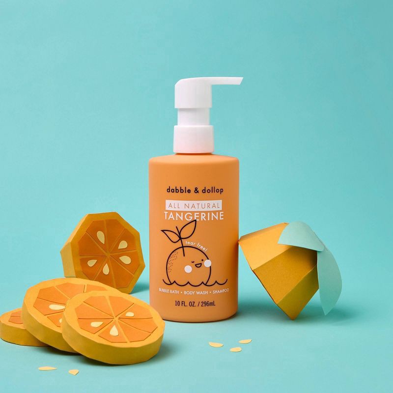 slide 4 of 5, Dabble & Dollop Shower Gel Tangerine, 10 oz