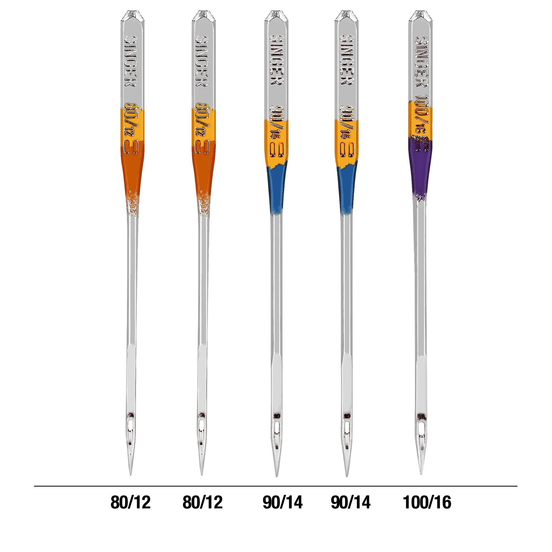 slide 5 of 6, Singer Ball Point Sewing Machine Needles, 5ct., 5 ct