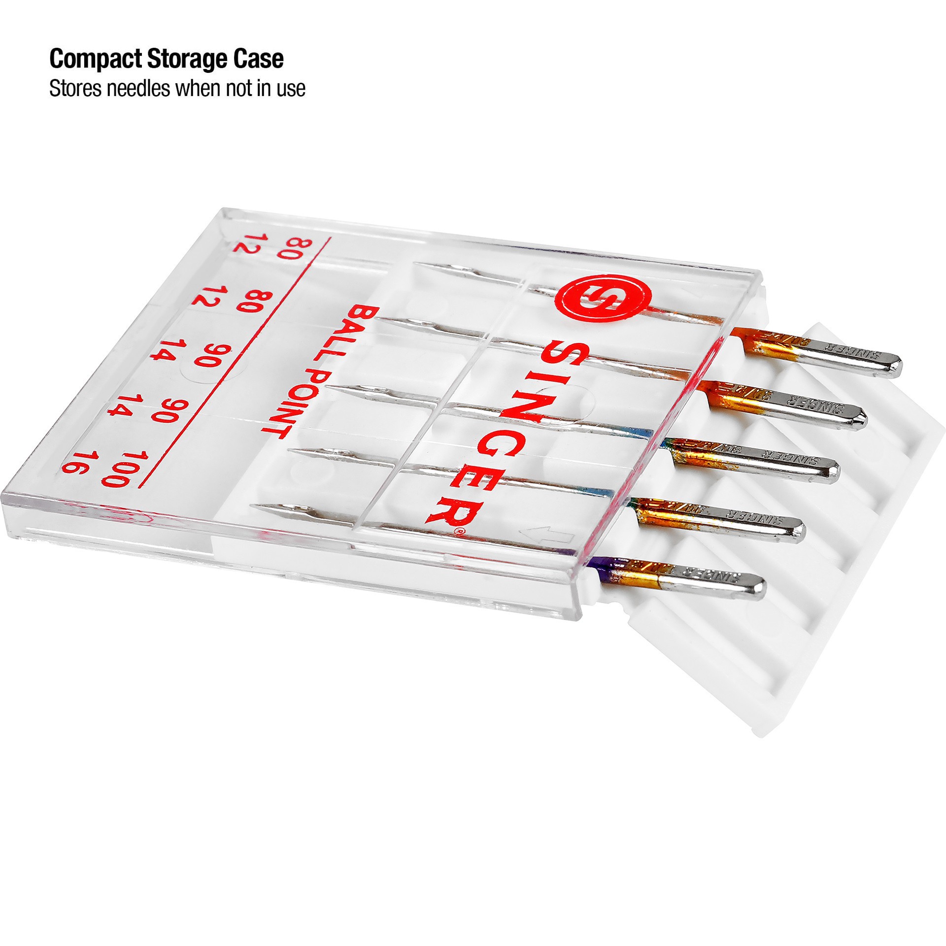 slide 3 of 6, Singer Ball Point Sewing Machine Needles, 5ct., 5 ct