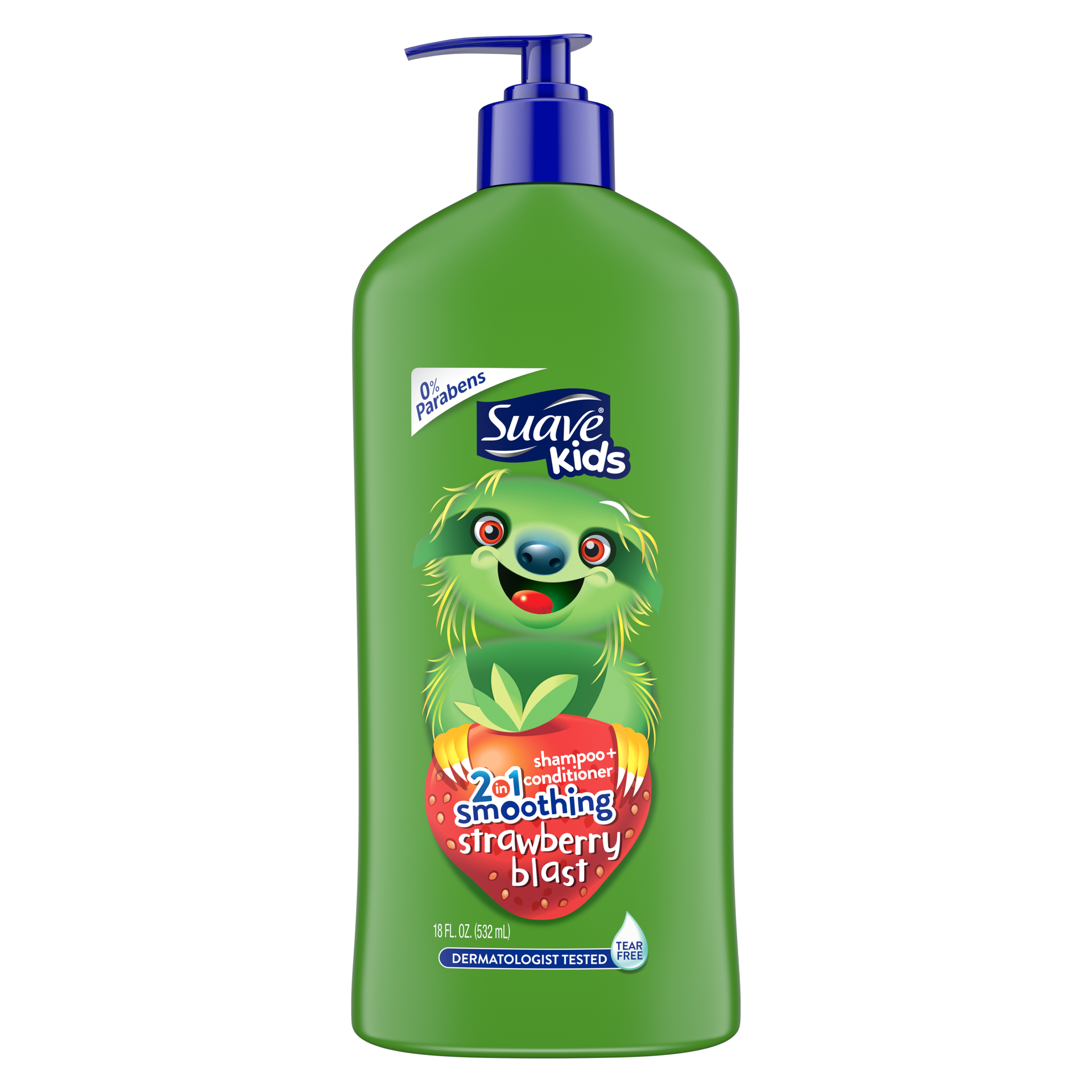 slide 4 of 4, Suave Kids 2in1 Shampoo Conditioner Strawberry Smoothers, 18 oz, 18 oz