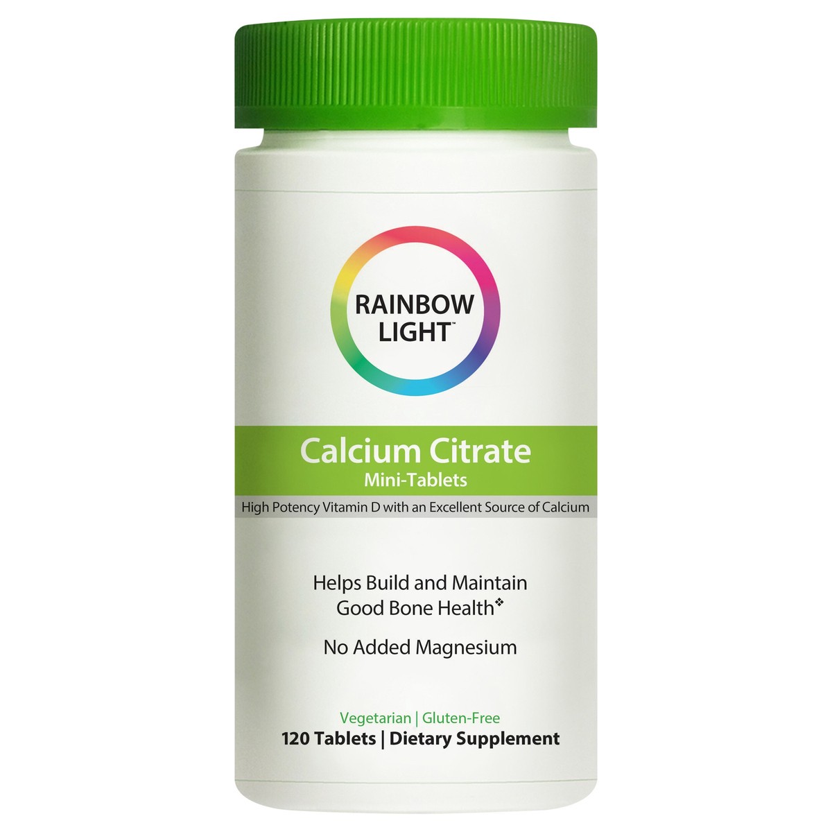 slide 1 of 5, Rainbow Light Calcium Citrate Mini-Tabs, 120 ct