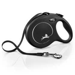Flexi Design Retactable Dog Leash in Black, 26'