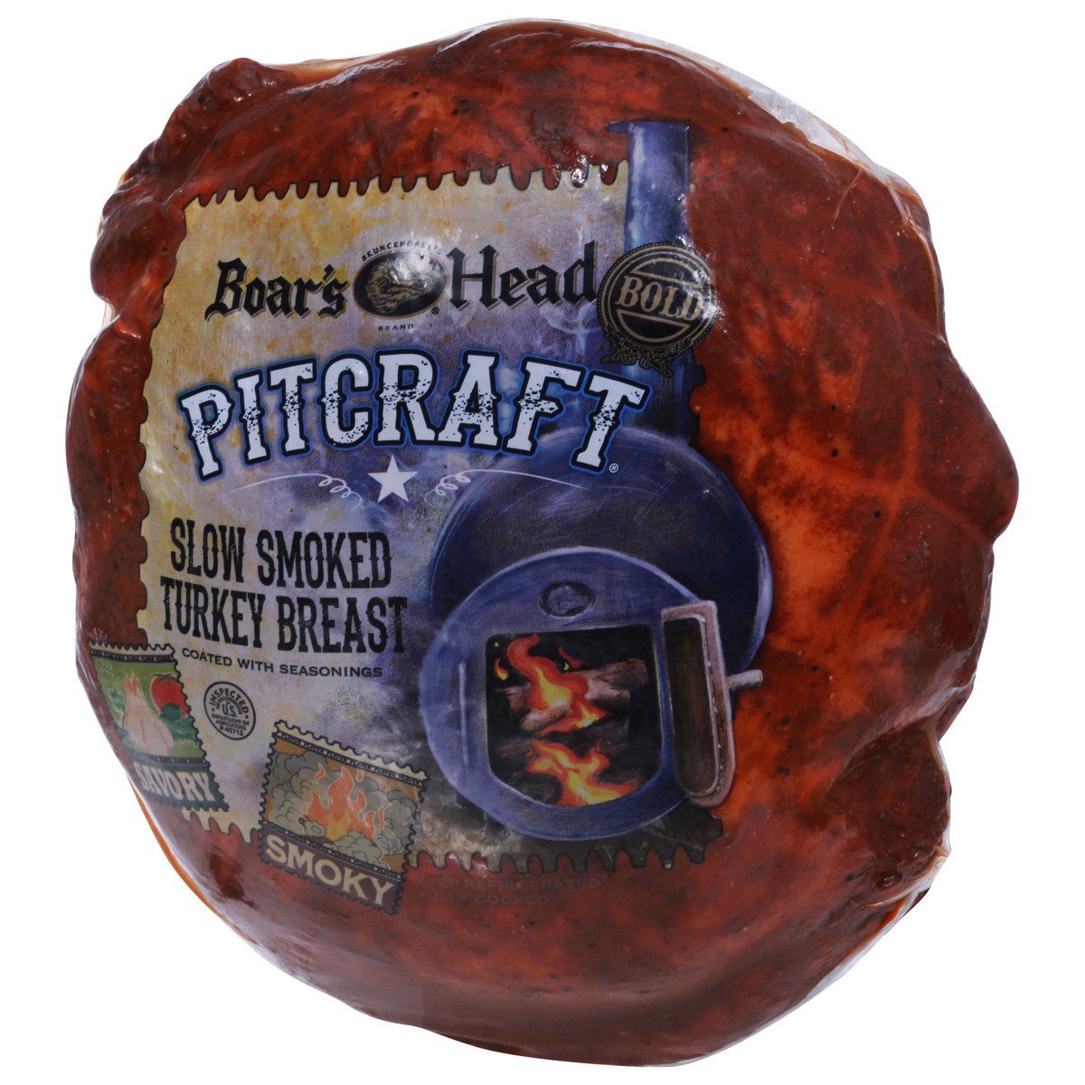 slide 4 of 9, Boar's Head Pitcraft Slow Smoked Turkey Breast 1 ea, per lb