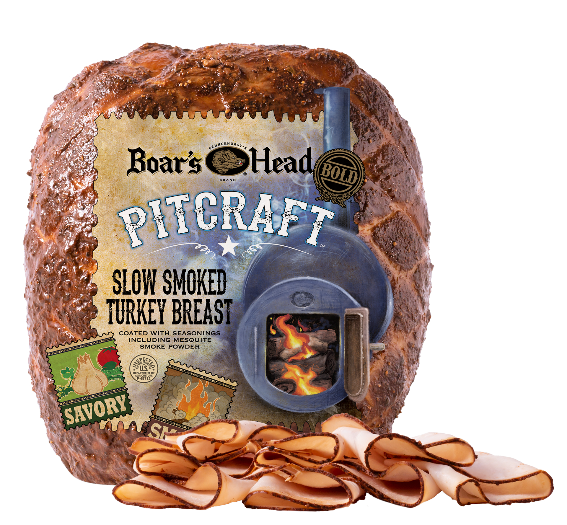 slide 1 of 9, Boar's Head Pitcraft Slow Smoked Turkey Breast 1 ea, per lb