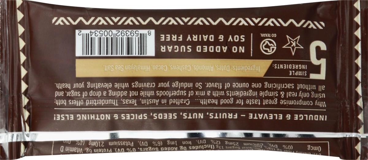 slide 3 of 8, Thunderbird Energetica Chocolate Almond Sea Salt Bar, 1.7 oz