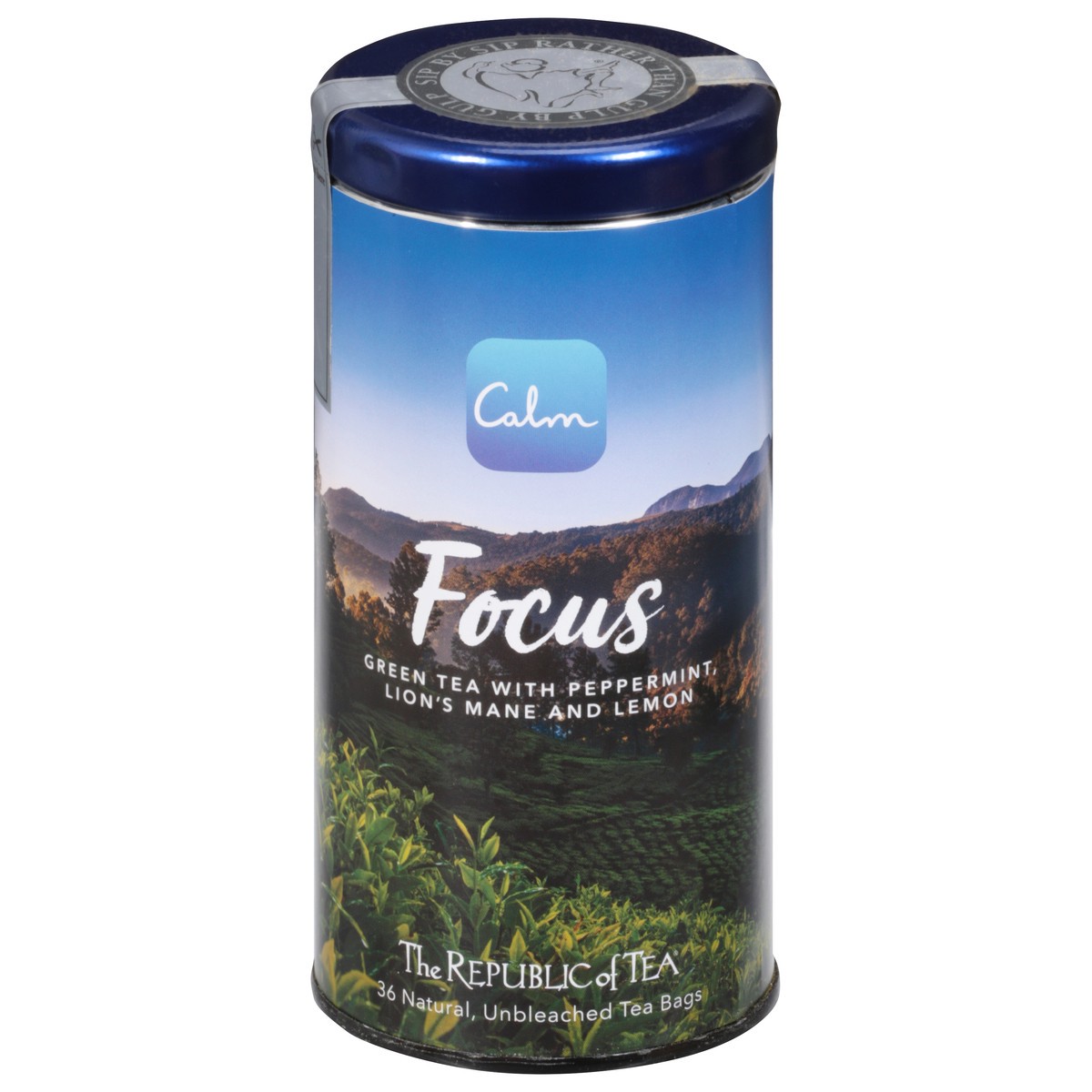 slide 1 of 8, The Republic of Tea Calm Focus Gree Tea 36 Bags - 36 ct, 36 ct