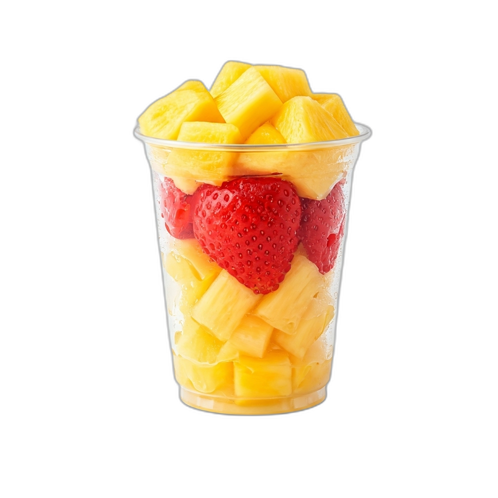 slide 1 of 1, OPEN ACRES Strawberry/Pineapple Cup, per lb