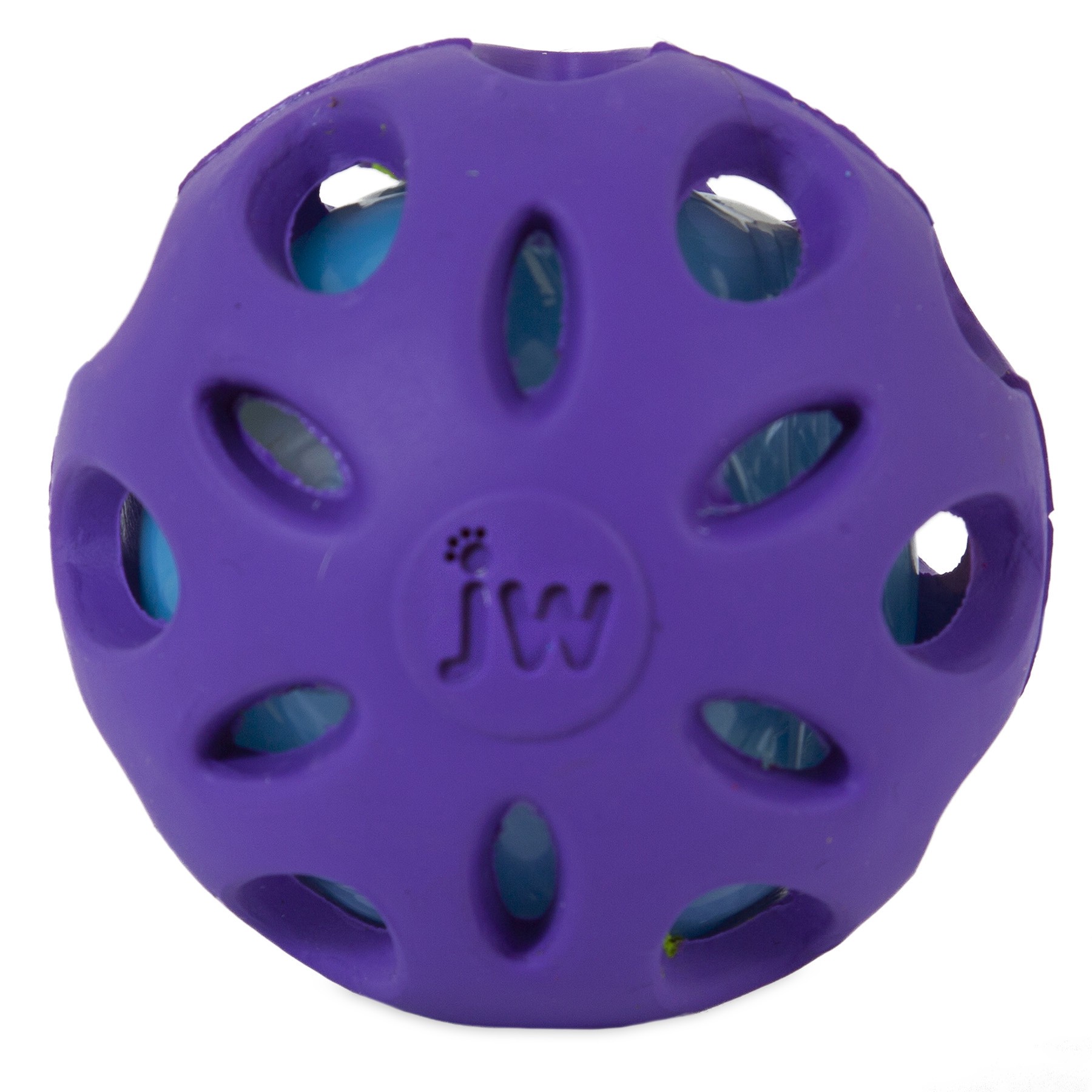 slide 5 of 10, JW Crackle Heads Crackle Ball Dog Toy, S