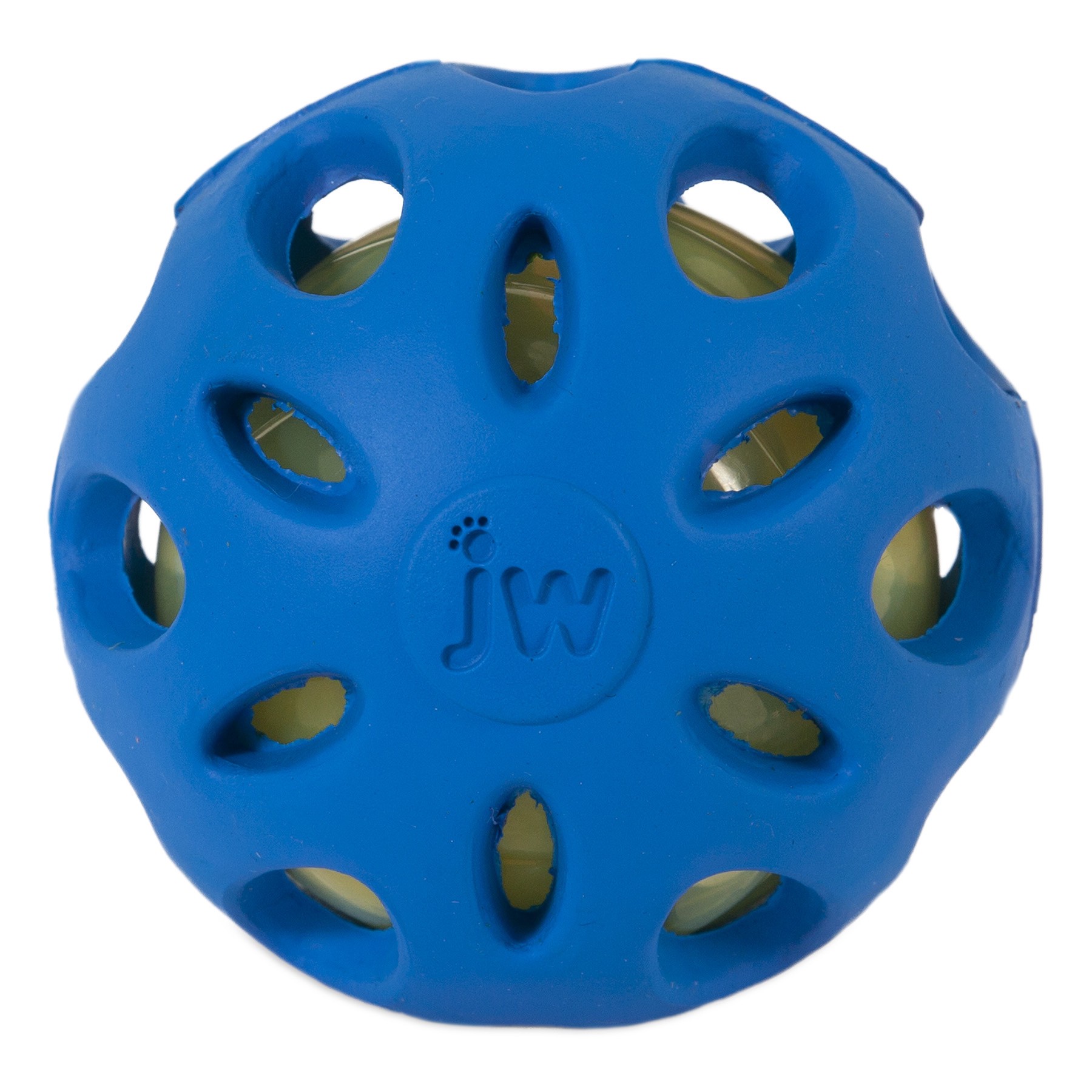 slide 8 of 10, JW Crackle Heads Crackle Ball Dog Toy, S