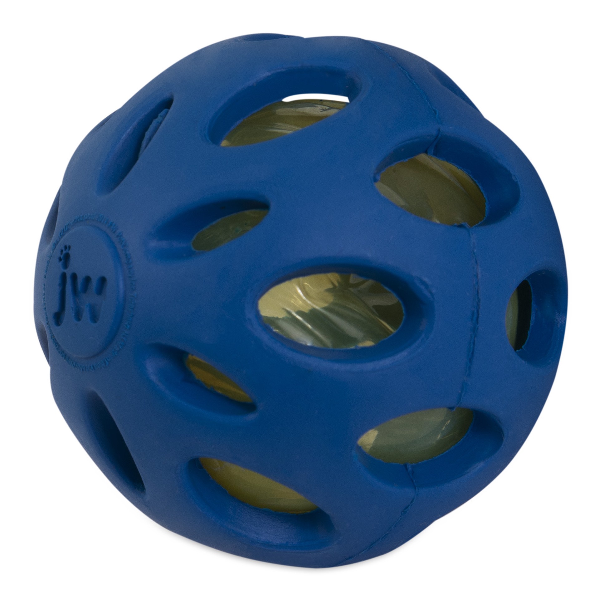 slide 6 of 10, JW Crackle Heads Crackle Ball Dog Toy, S