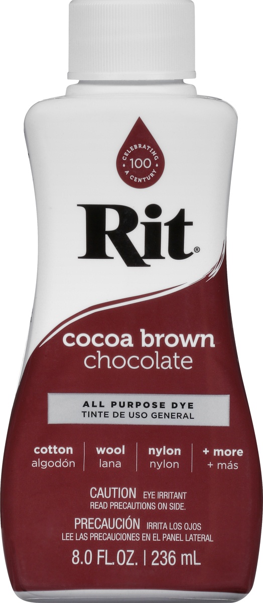 slide 7 of 8, Rit Dye Liq Cocoa Brown, 1 oz
