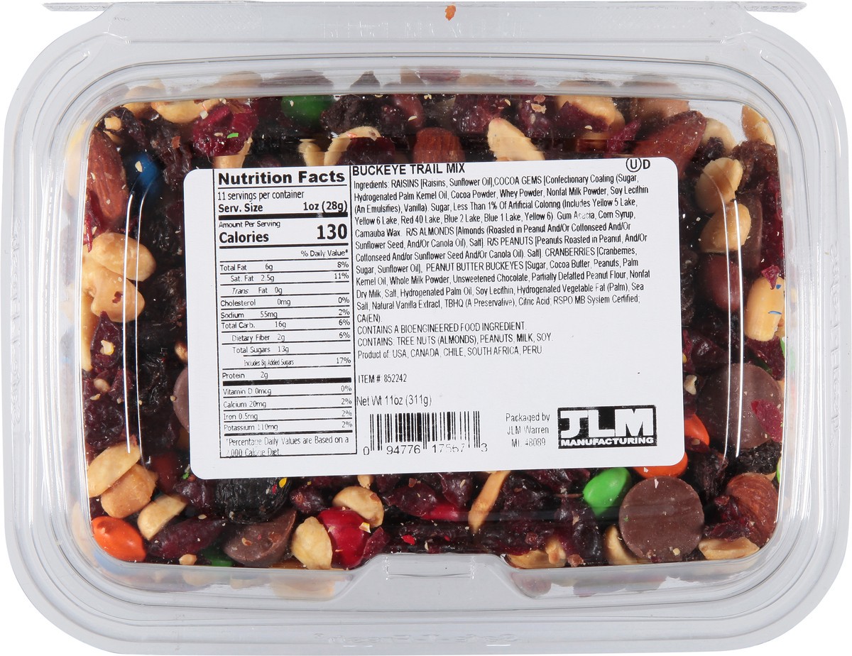 slide 7 of 9, JLM Manufacturing Buckeye Trail Mix 11 oz, 11 oz