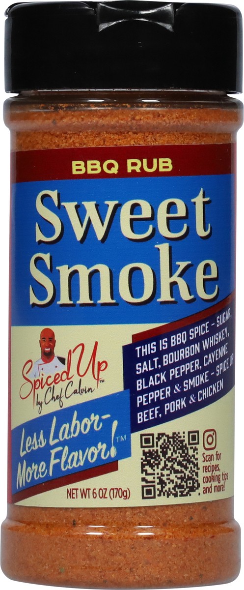 slide 6 of 14, Spiced up by Chef Calvin Sweet Smoke BBQ Rub 6 oz, 6 oz
