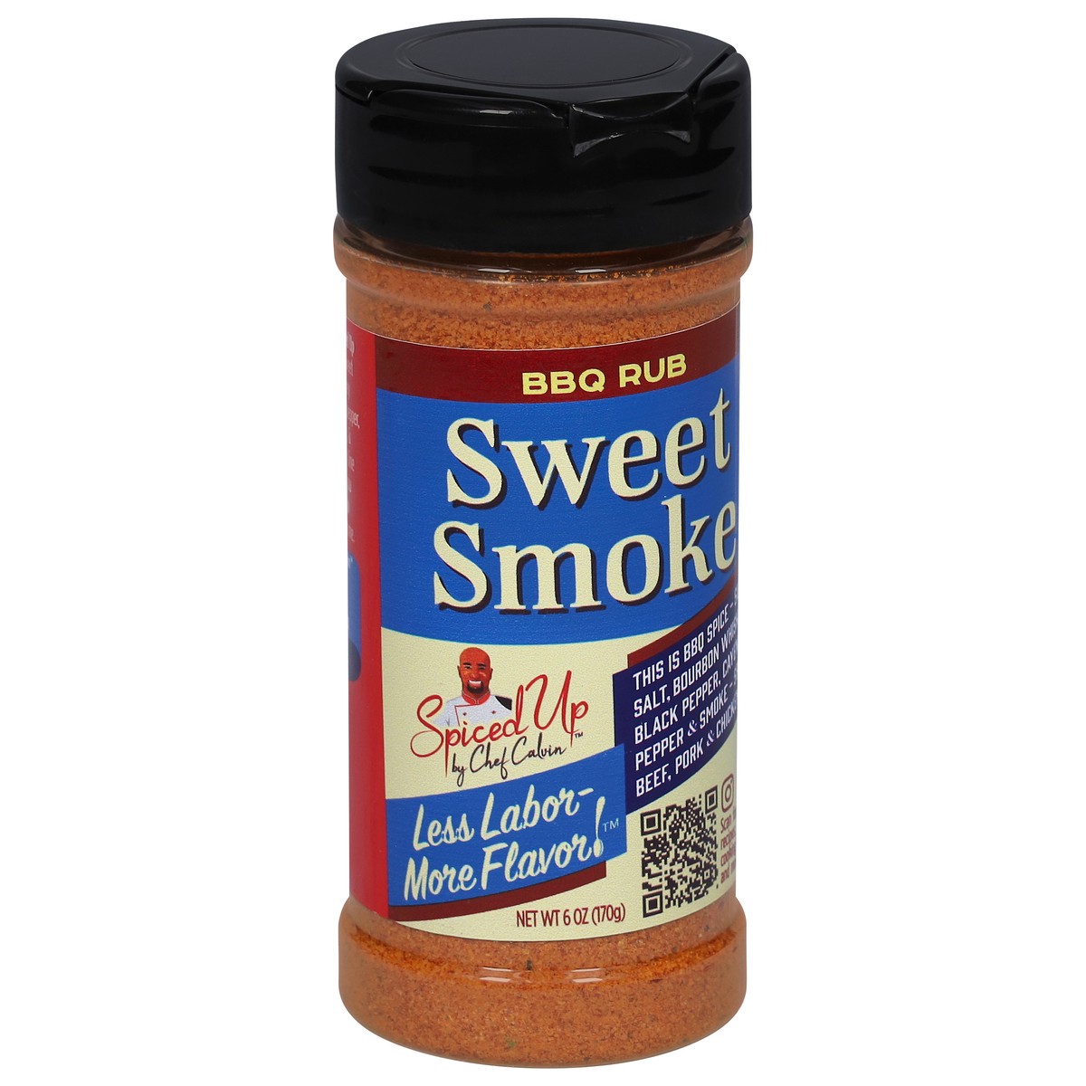 slide 10 of 14, Spiced up by Chef Calvin Sweet Smoke BBQ Rub 6 oz, 6 oz