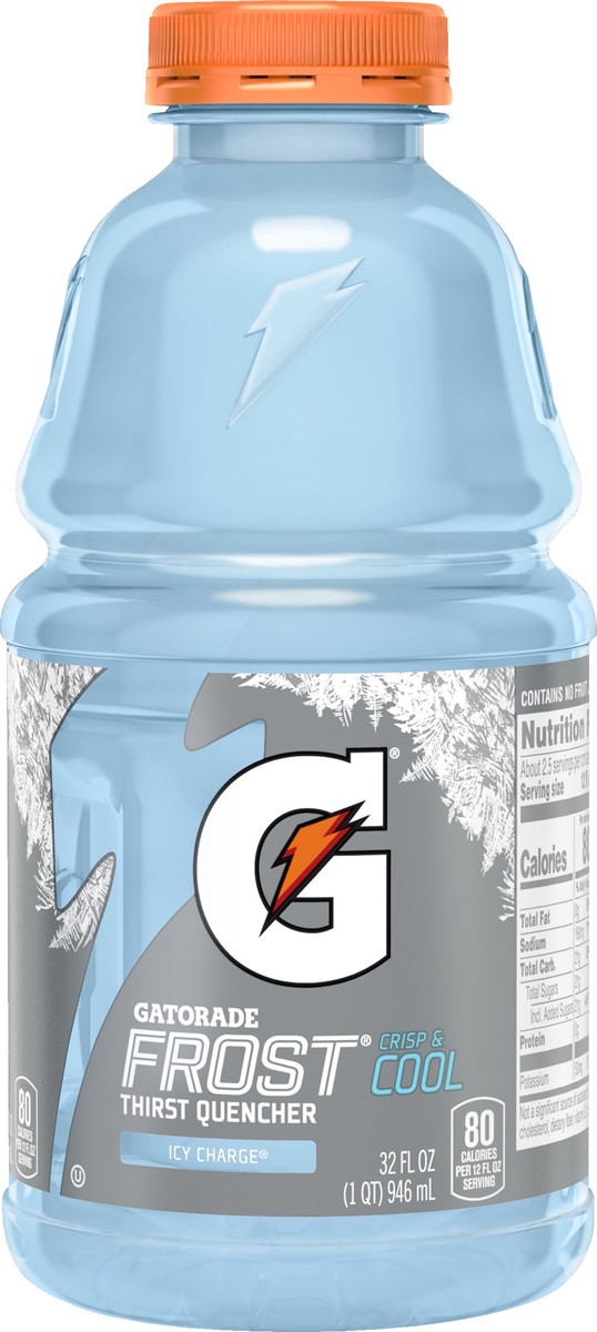 slide 1 of 3, Gatorade Frost Icy Charge Thirst Quencher - 32 oz, 32 oz