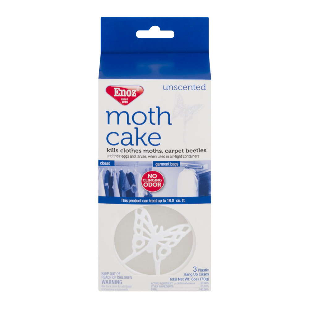 slide 1 of 4, Enoz Moth Cake 3 ea, 3 ct