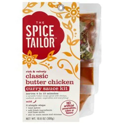 The Spice Tailor Rich & Velvety Curry Mild Classic Butter Chicken Sauce Kit 10.6 oz