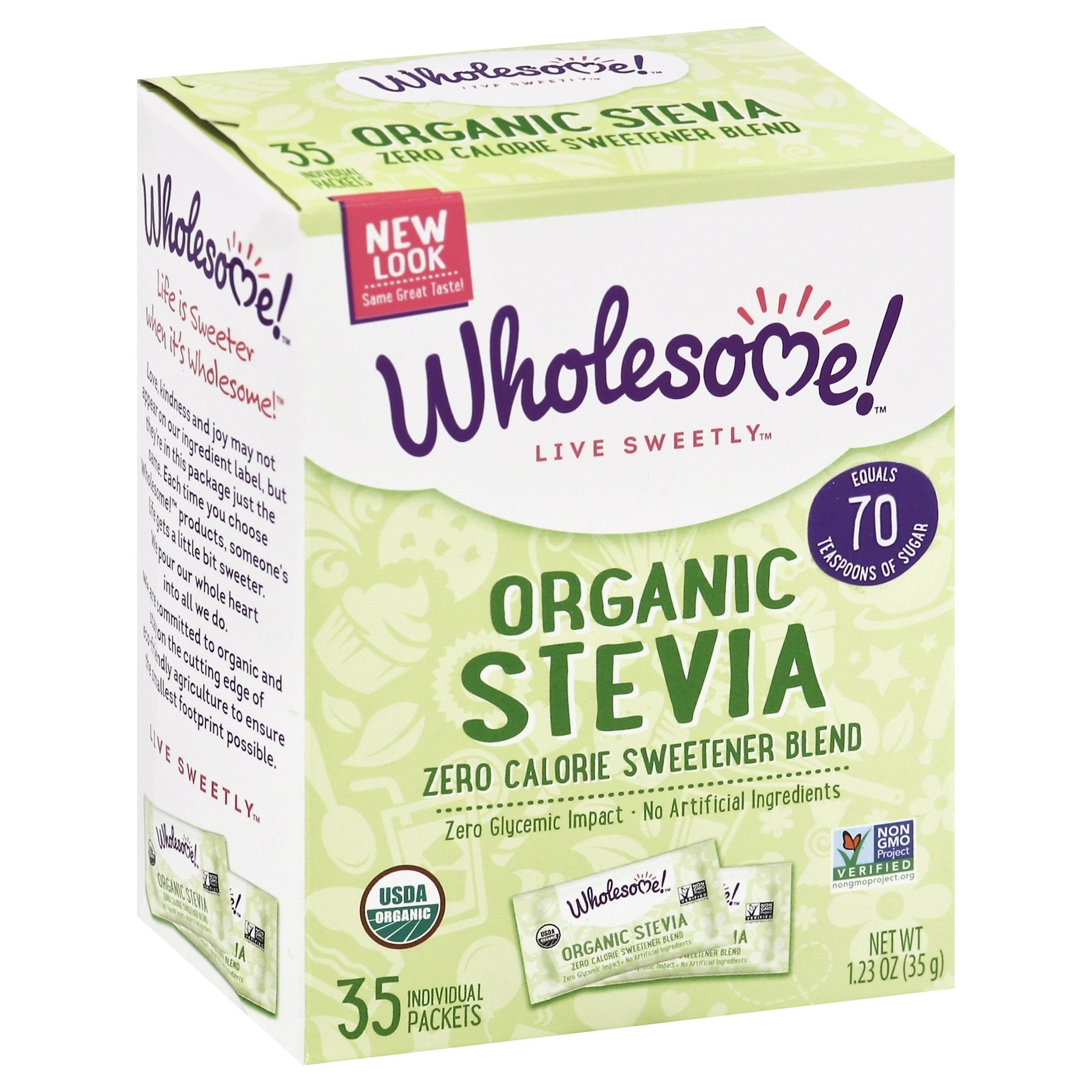 Wholesome Sweeteners Organic Stevia Packets 35 ct Shipt