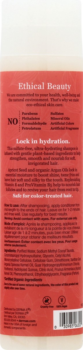 slide 10 of 12, Derma E Nourishing & Hydrating Shampoo, 10 oz