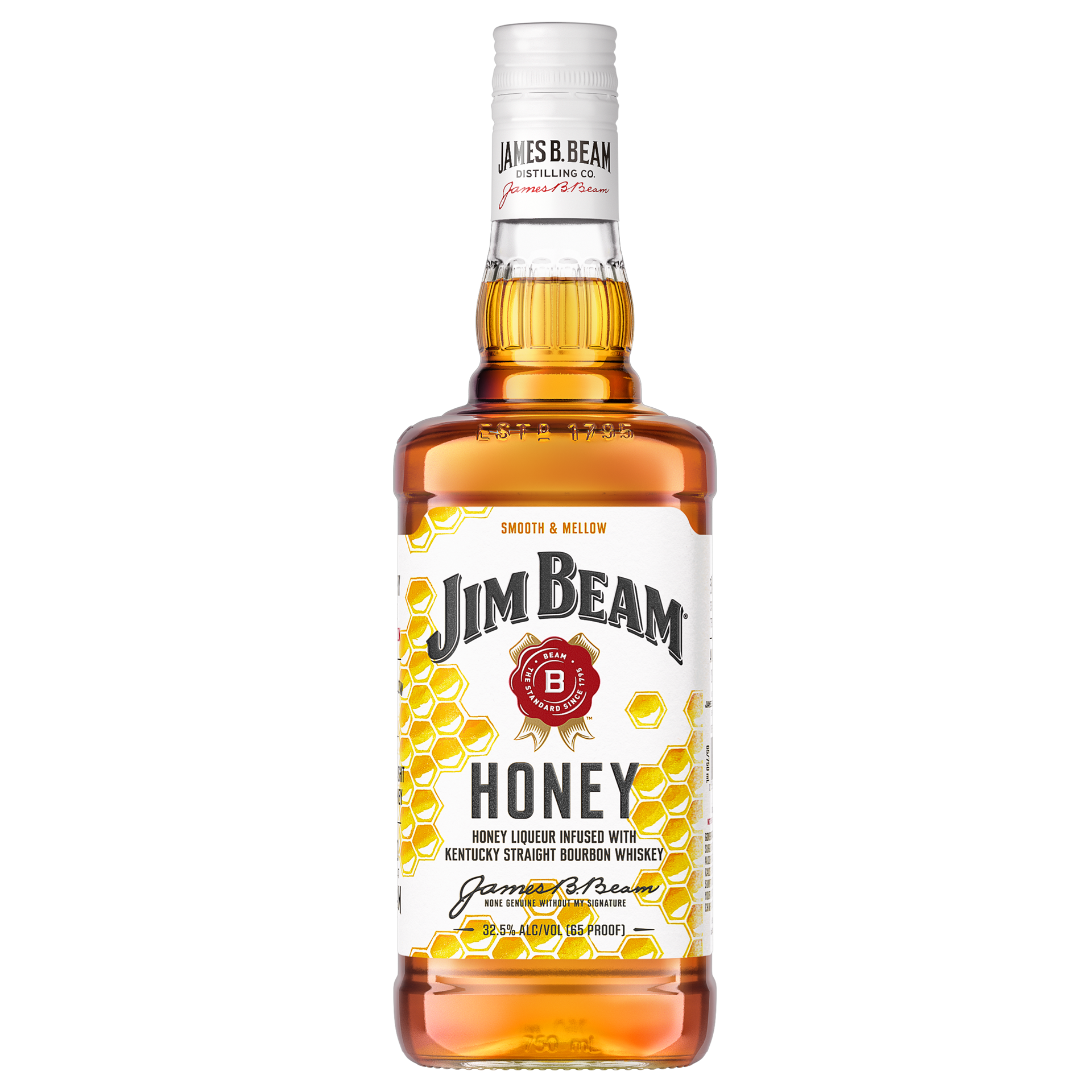 slide 4 of 4, Jim Beam Honey Liqueur with Kentucky Straight Bourbon Whiskey 750 ml, 750 ml