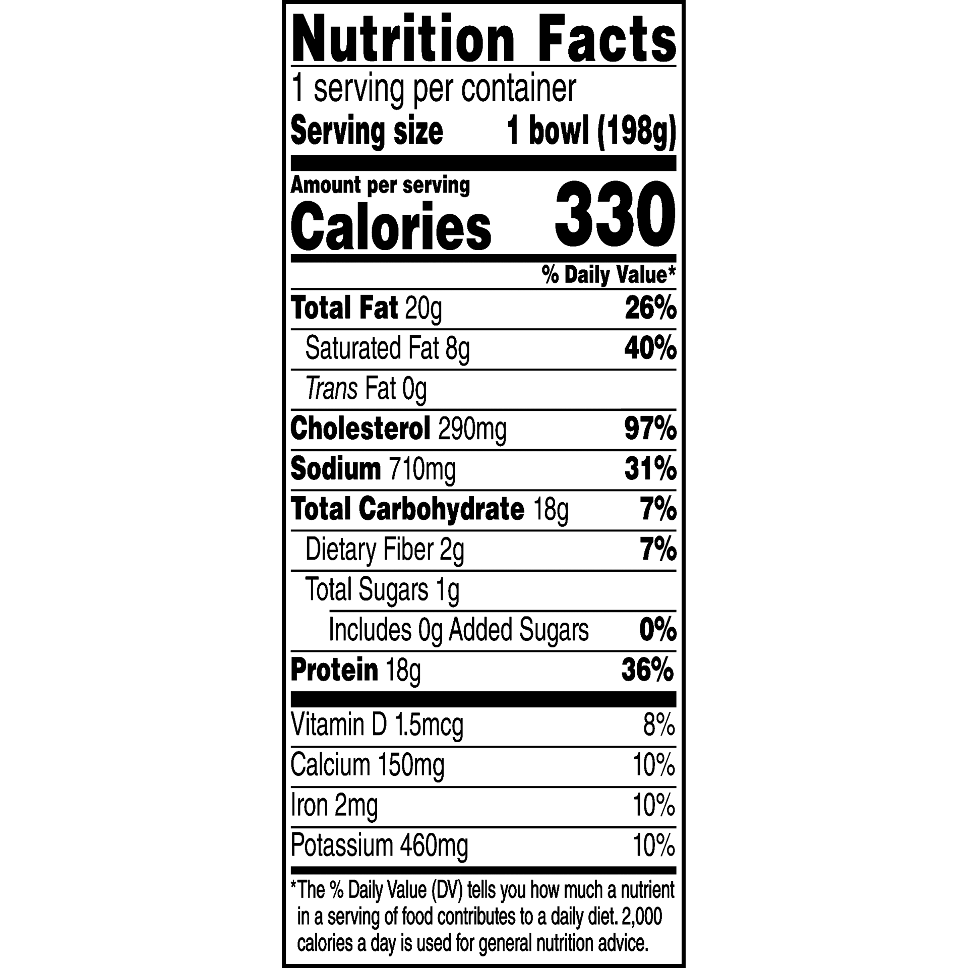 slide 2 of 10, Jimmy Dean Breakfast Bowl, Ham, Frozen, 7 oz Bowl, 198.45 g