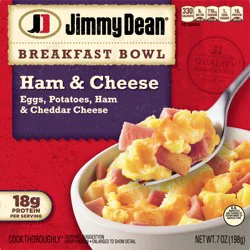 Jimmy Dean Breakfast Bowl, Ham, Frozen, 7 oz Bowl
