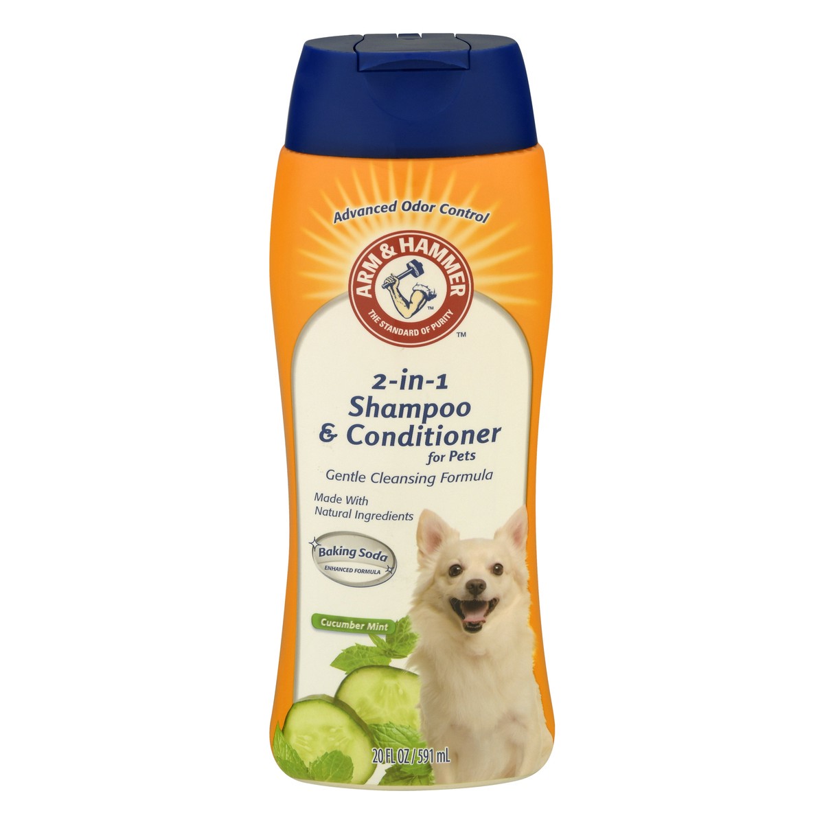 slide 1 of 12, ARM & HAMMER 2-in-1 for Pets Cucumber Mint Shampoo & Conditioner 20 oz, 20 oz