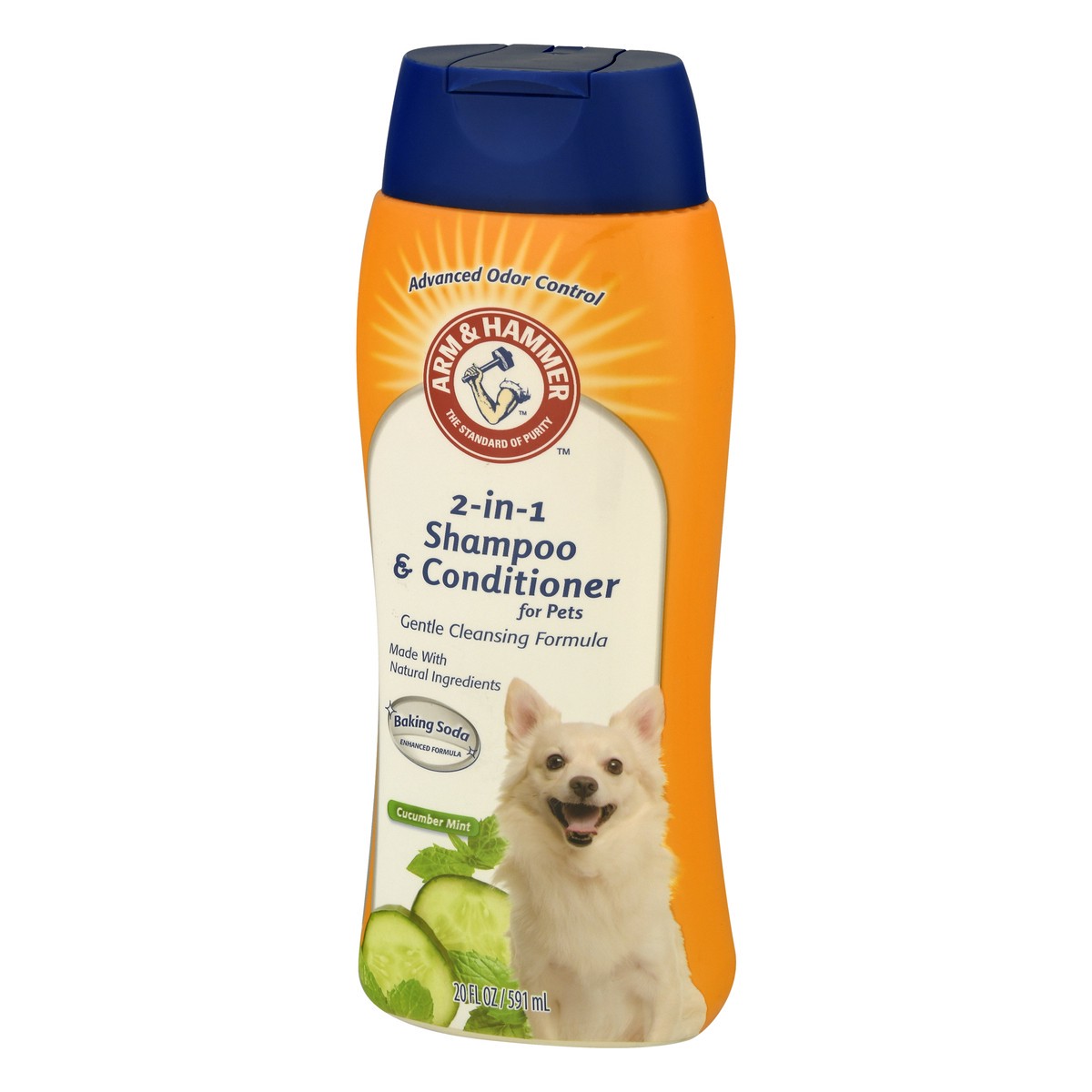 slide 10 of 12, ARM & HAMMER 2-in-1 for Pets Cucumber Mint Shampoo & Conditioner 20 oz, 20 oz
