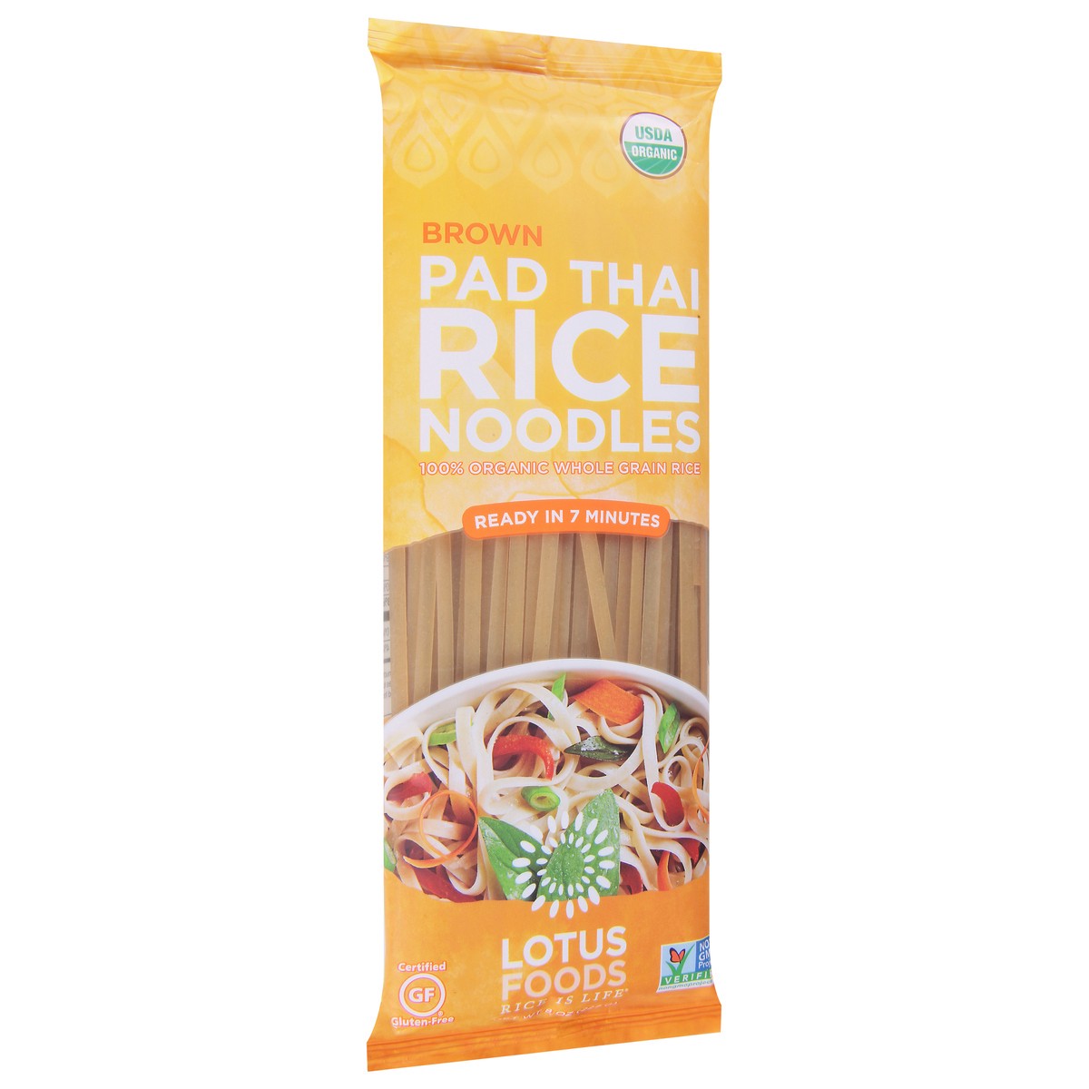 slide 2 of 9, Lotus Foods Brown Pad Thai Rice Noodles 8 oz, 8 oz