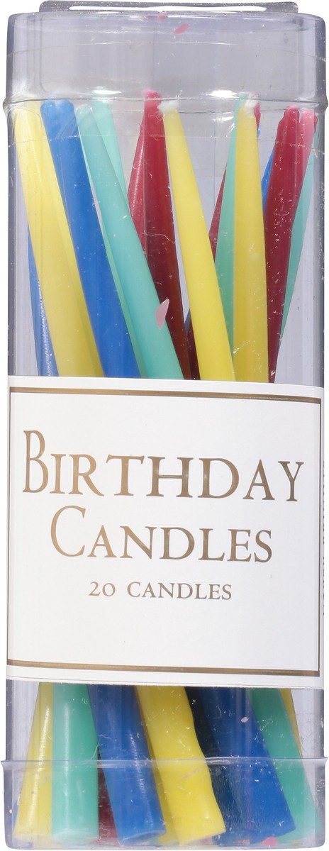 slide 4 of 9, Caspari Brights Birthday Candles 20 ea, 20 ct