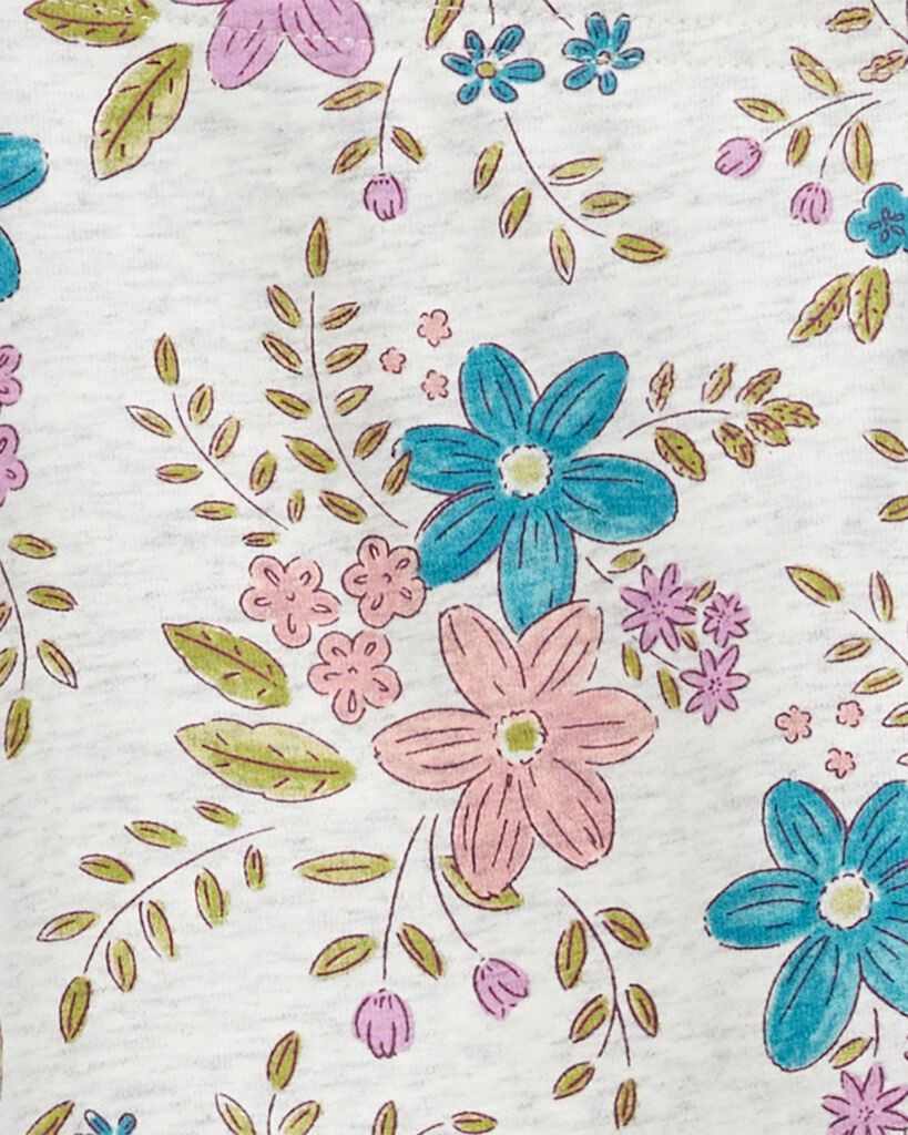 slide 2 of 2, Carter's Kid Floral Stretch Leggings - Multi Multi 5, 1 ct