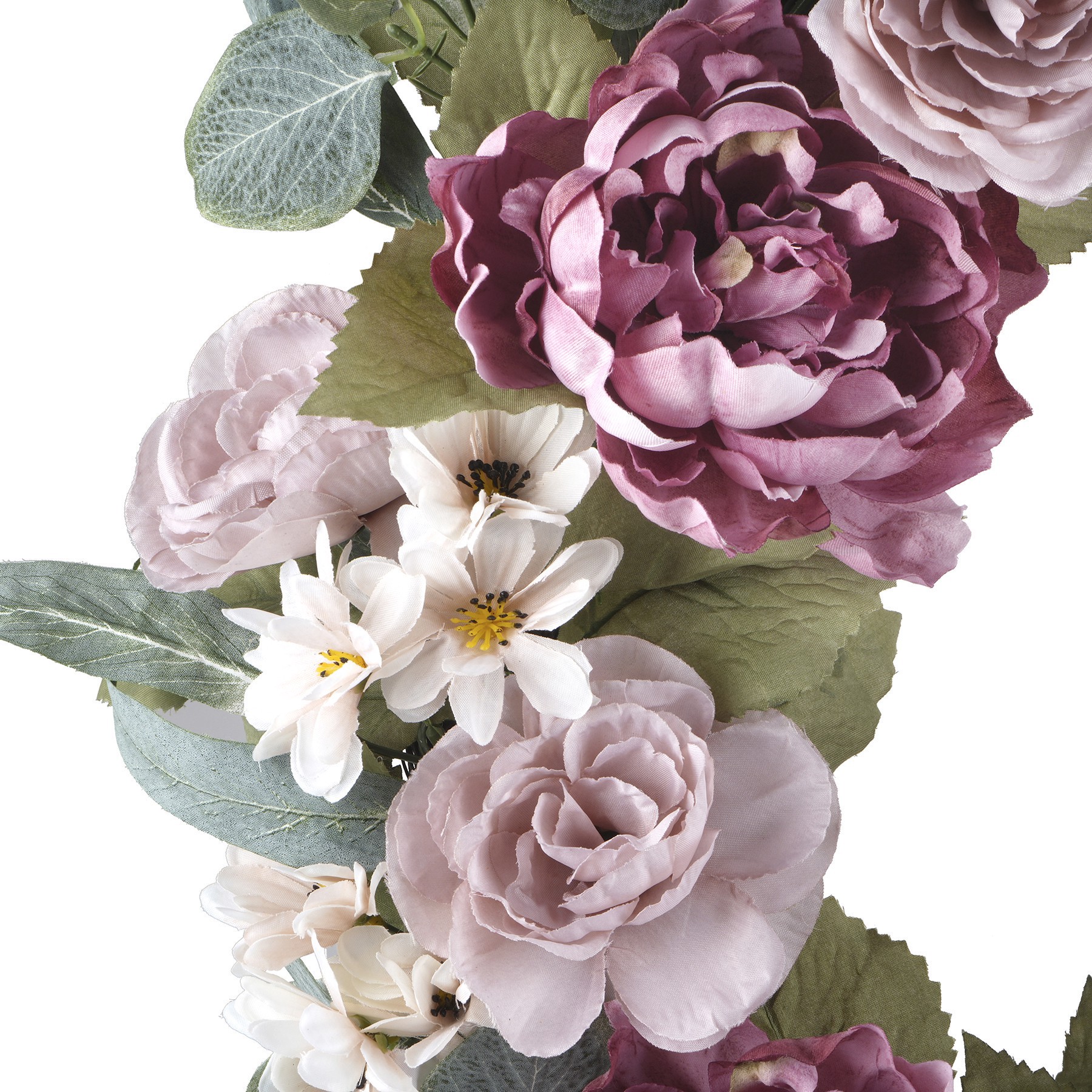 slide 2 of 2, 22" Pink Peony & Ranunculus Mix Wreath by Ashland, 22 in