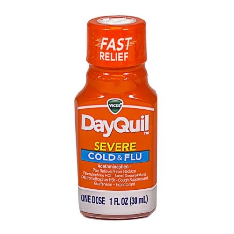 slide 1 of 1, DayQuil Severe Cold & Flu, 1 oz