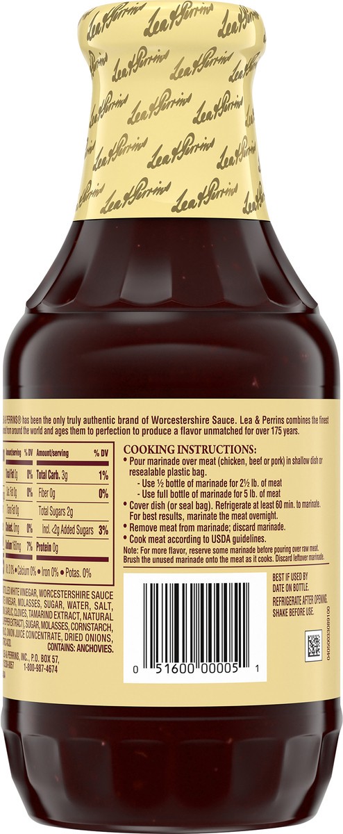 slide 10 of 11, Lea & Perrins Original Marinade Bottle, 16 oz