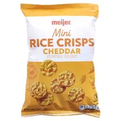 Meijer Cheddar Rice Crisps