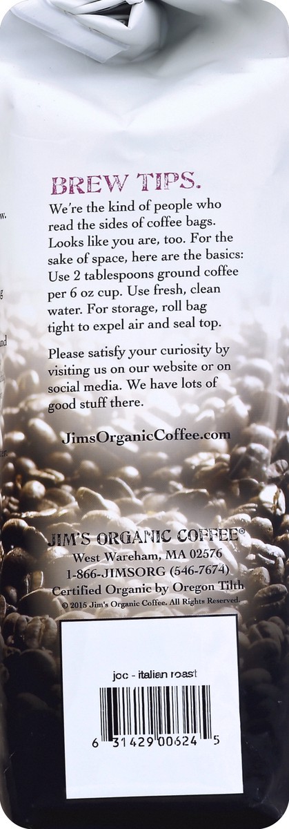 slide 3 of 4, Jim's Organic Coffee Coffee - 11 oz, 11 oz