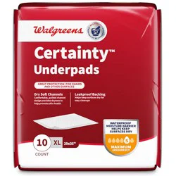 Walgreens Xl Maximum Absorbency Certainty Underpads