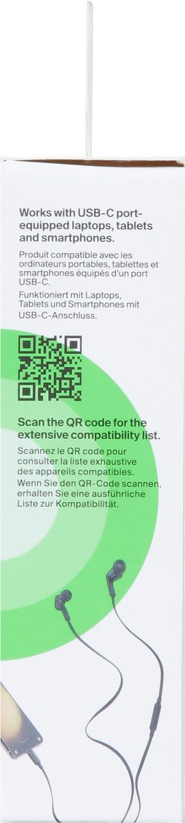 slide 7 of 12, Belkin Sound Form Motion Earbuds with USB-C Connector 1 ea, 1 ct