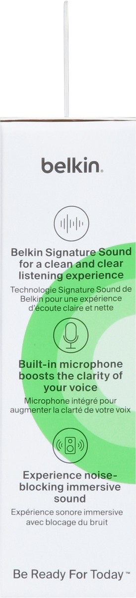 slide 12 of 12, Belkin Sound Form Motion Earbuds with USB-C Connector 1 ea, 1 ct