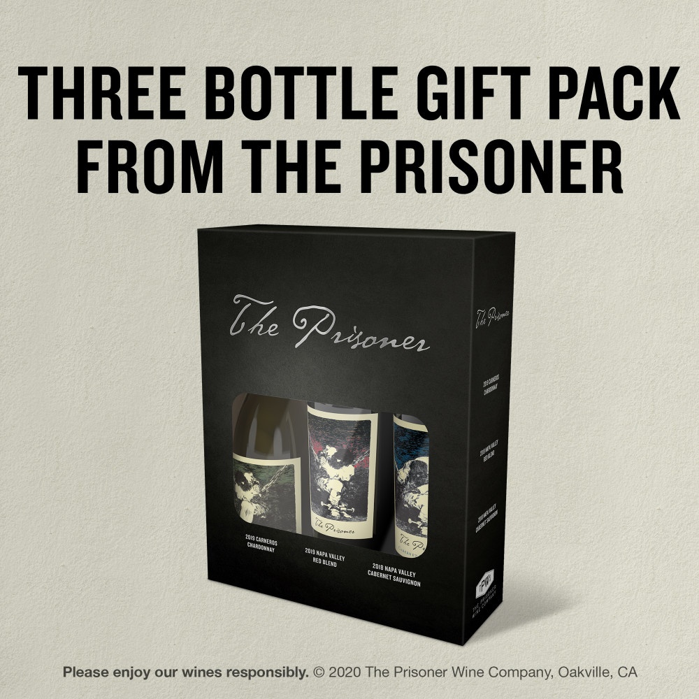 slide 4 of 7, The Prisoner Gift Set of Red Wine and White Wine by The Prisoner Wine Company, 3 ct, 375 ml